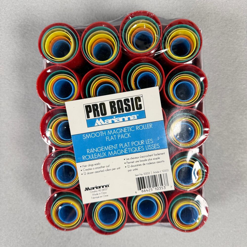 NWT Pro Basic Marianna Smooth Magnetic Roller Flatpack - hair curlers salon
